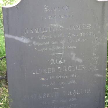 TROLLIP Alfred 1818-1872 &amp; Elizabeth 1820-1879 :: TROLLIP Hamilton -1852