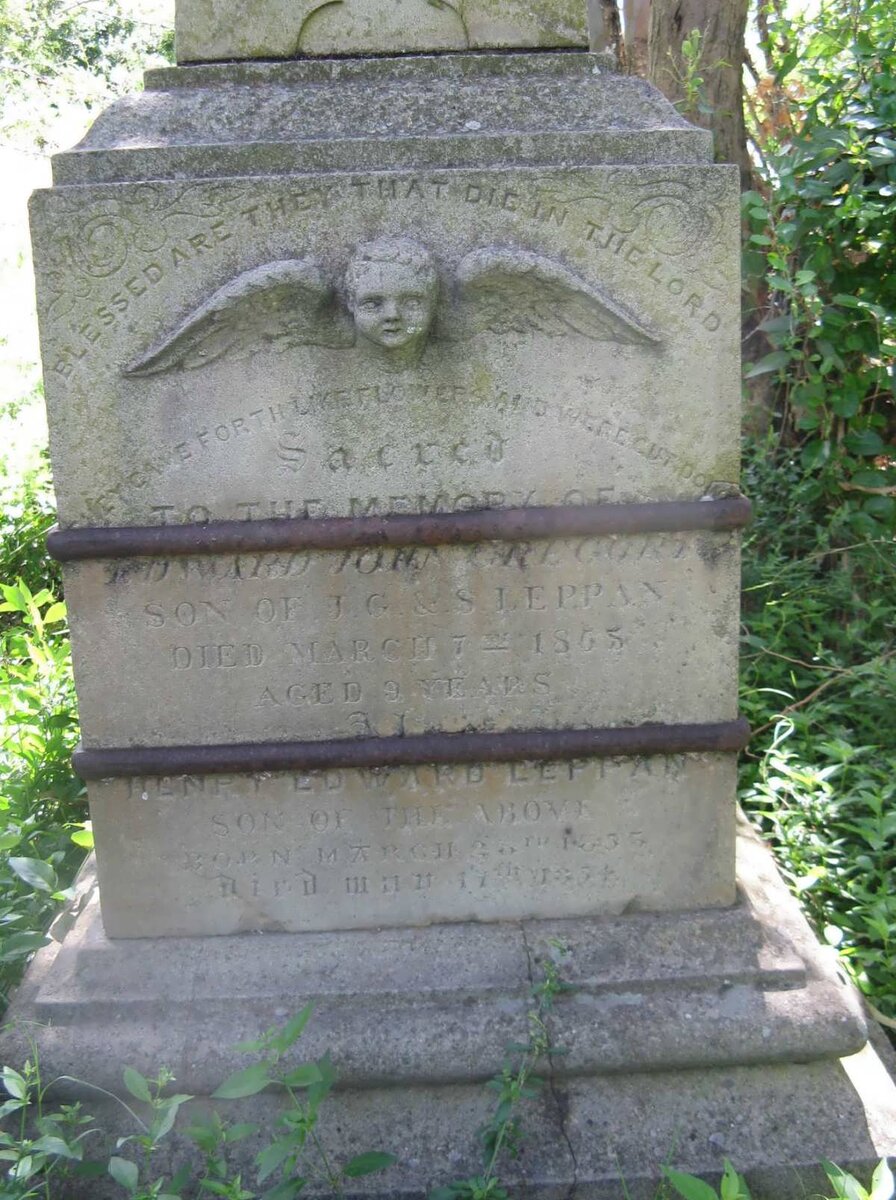 LEPPAN Henry Edward 1855-18?4 :: LEPPAN Edward John Gregory -1865