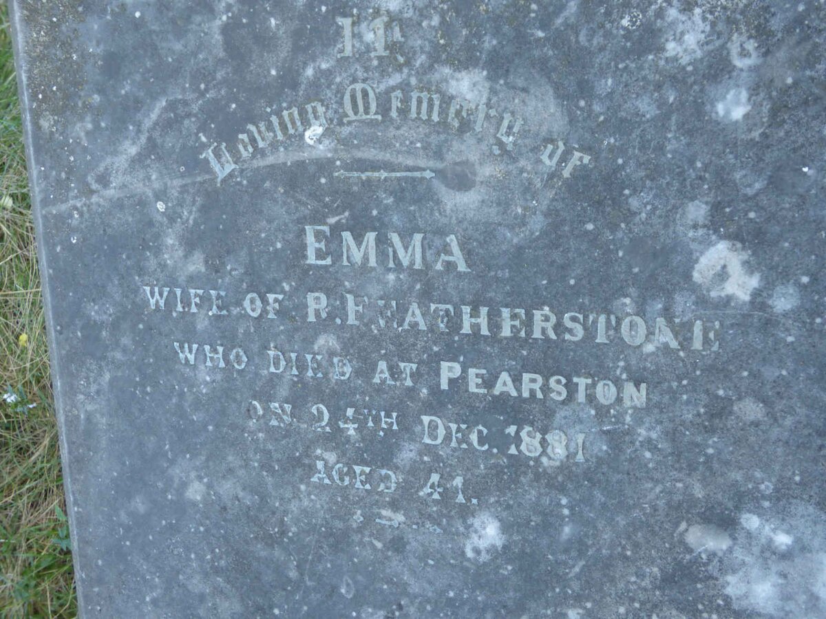 FEATHERSTONE Emma -1881