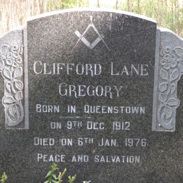GREGORY Clifford Lane 1912-1976