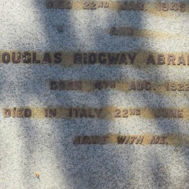 ABRAHAMSON Walter Currie 1881-1945 :: ABRAHAMSON Douglas Ridgway 1922-1944
