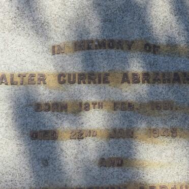 ABRAHAMSON Walter Currie 1881-1945 :: ABRAHAMSON Douglas Ridgway 1922-1944