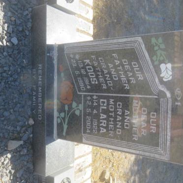 BLIGNAUT Koos 1914-1990 &amp; Clara 1922-2004
