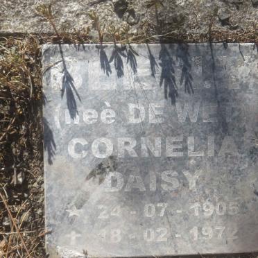 BEESLY Cornelia Daisy nee DE WET 1905-1972