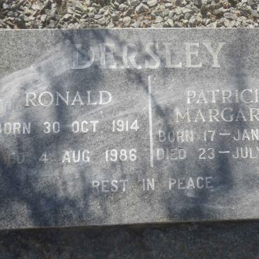 DERSLEY Ronald 1914-1986 &amp; Patricia Margaret 1916-1999