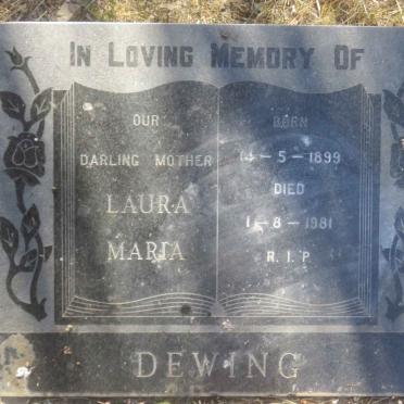 DEWING Laura Maria 1899-1981