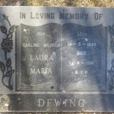 DEWING Laura Maria 1899-1981