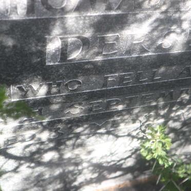 DERSLEY Thomas William -19??