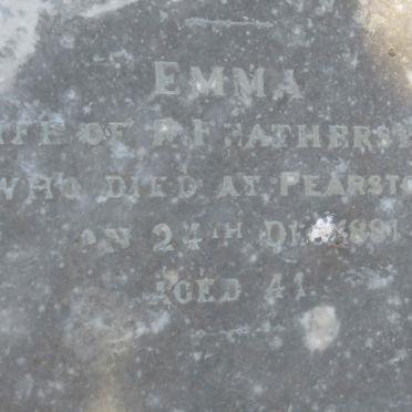 FEATHERSTONE Emma -1881