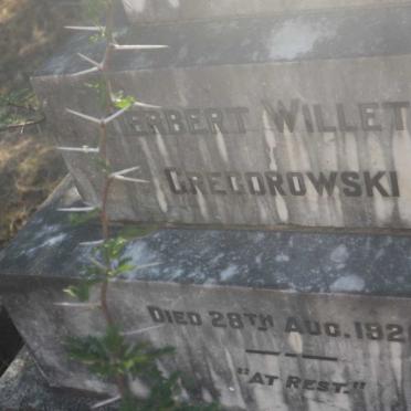GREGOROWSKI Herbert Willett -1928