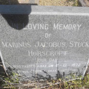 HORSCROFT Marinus Jacobus Stucki -1972 &amp; Audrey Wyndom Grace GEDYE -1968