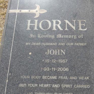 HORNE John 1957-2006