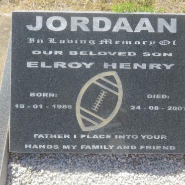 JORDAAN Elroy Henry 1986-2007