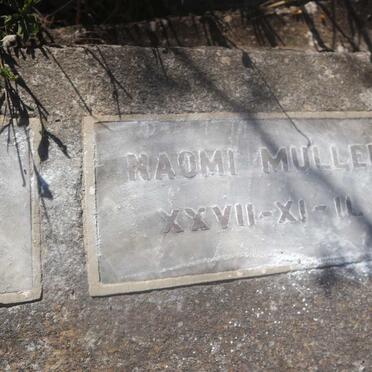 MULLER Fred -1935 &amp; Naomi -1927