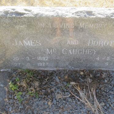 MCCAUGHEY James 1892-1977 &amp; Dorothy May 1894-1942