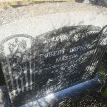 MASSON Robert Hopkins -19?8 &amp; Muriel E.