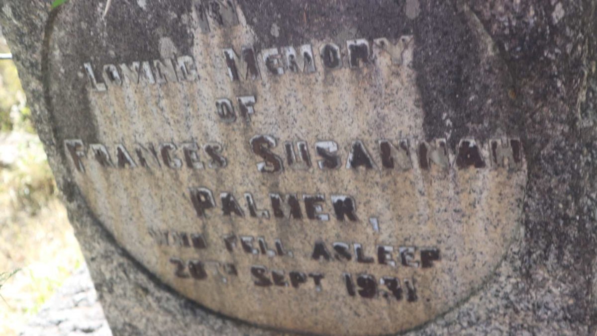 PALMER Frances Susannah -1931