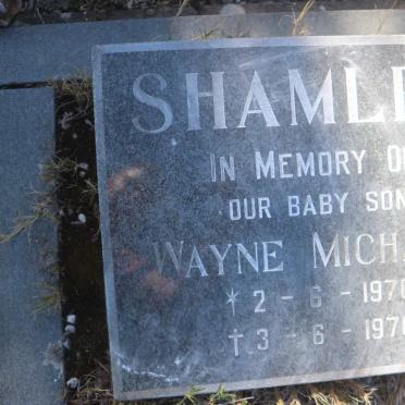 SHAMLEY Wayne Michael 1970-1970