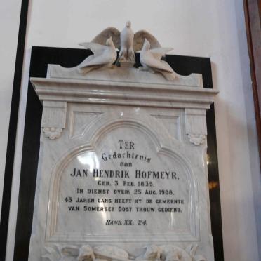 2. Gedenkplate binne die kerk
