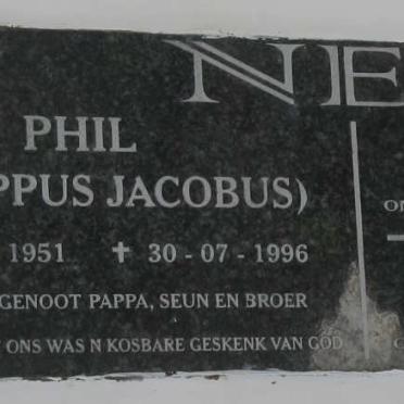 NEL I.Z. 1913-2007 &amp; P.C.S. 1924-2002 :: NEL Philippus Jacobus 1951-1996