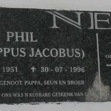 NEL I.Z. 1913-2007 &amp; P.C.S. 1924-2002 :: NEL Philippus Jacobus 1951-1996