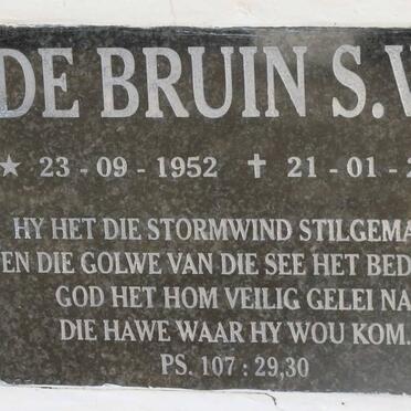 BRUIN S.W., de 1952-2002
