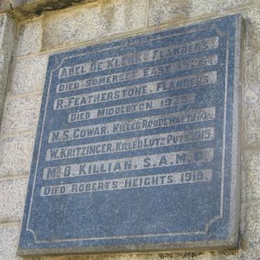 4. Name list (cont) 1914-1925