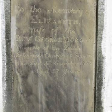 MORGAN Elizabeth -1832