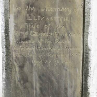 MORGAN Elizabeth -1832