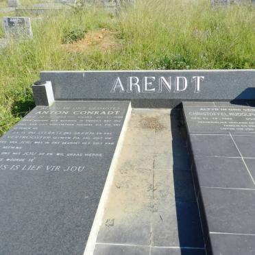 ARENDT Anton Conradt 1950-1998 :: ARENDT Christoffel Rudolph 1982-2008