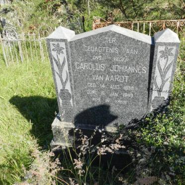 AARDT Carolus Johannes, van 1858-1949