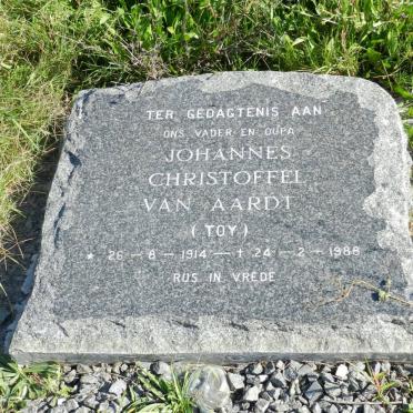 AARDT Johannes Christoffel, van 1914-1988