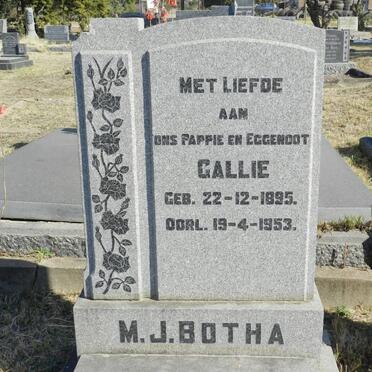 BOTHA M.J. 1895-1953