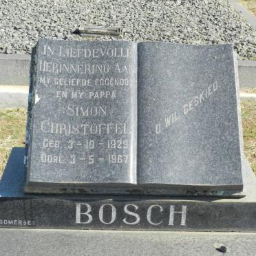 BOSCH Simon Christoffel 1929-1967