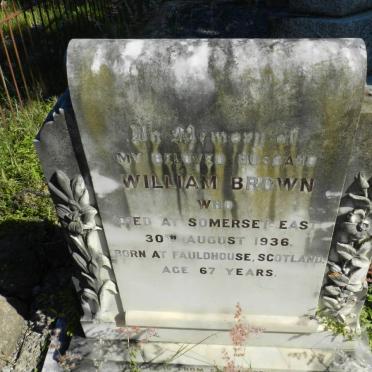 BROWN William -1936