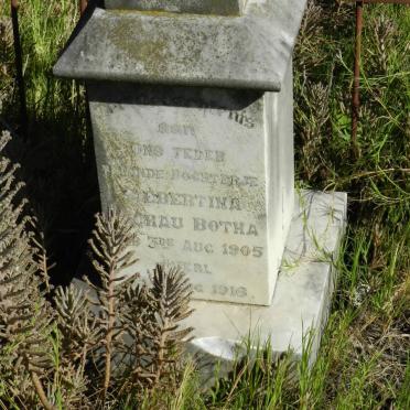 BOTHA Siebertina Echau 1905-1916