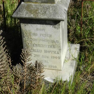BOTHA Siebertina Echau 1905-1916