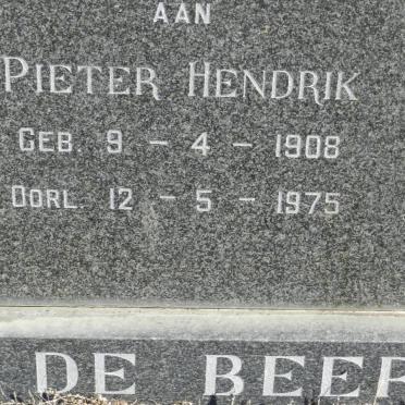 BEER Pieter Hendrik, de 1908-1975