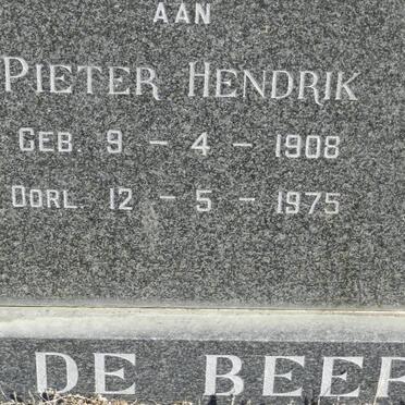 BEER Pieter Hendrik, de 1908-1975