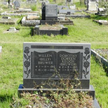 BRUWER Willem 1910-1952 &amp; Dorothy Doreen KEOGH 1913-1985
