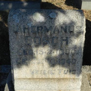 BOSCH Hermanus 1890-1940