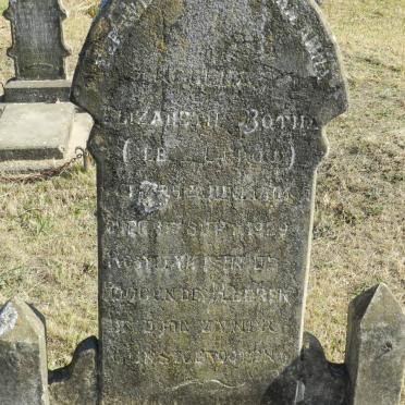 BOTHA Elizabeth nee le ROUX 1864-1929
