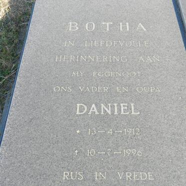 BOTHA Daniel 1912-1996