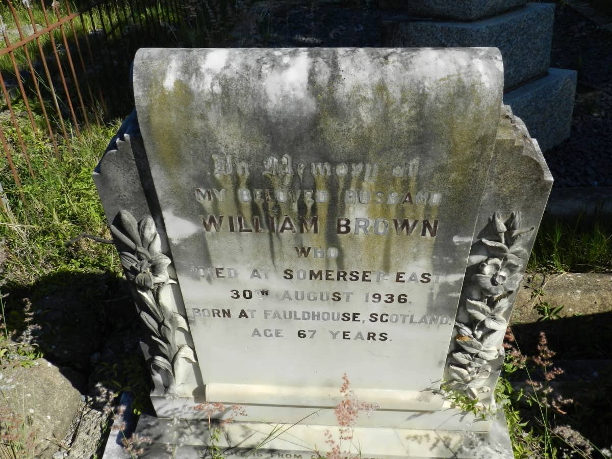 BROWN William -1936