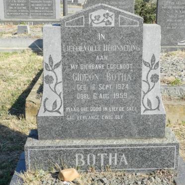 BOTHA Gideon 1924-1959