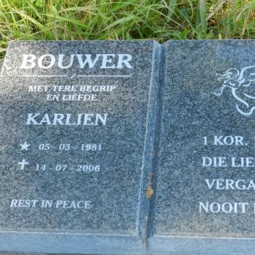 BOUWER Karlien 1981-2006