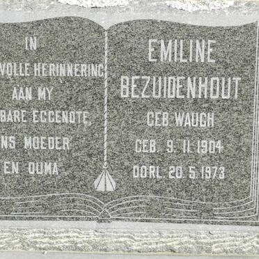 BEZUIDENHOUT Emiline nee WAUGH 1904-1973