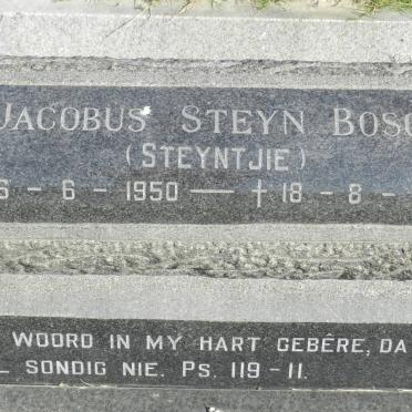 BOSCH Jacobus Steyn 1950-1974