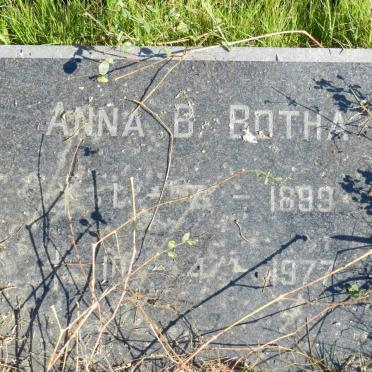 BOTHA Anna B. 1899-1977