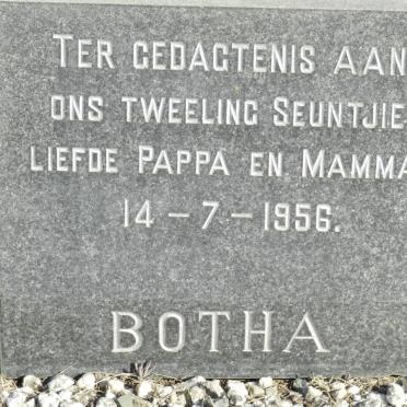 BOTHA  Baba -1956